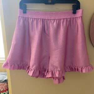 Stine Goya Ruffles textured short.